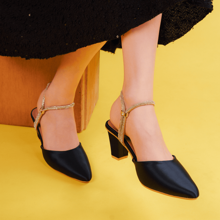 Navy Blue Mash Heel
