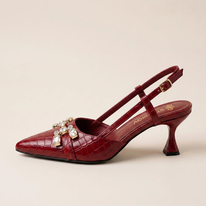 Alouette Crystal - Maroon