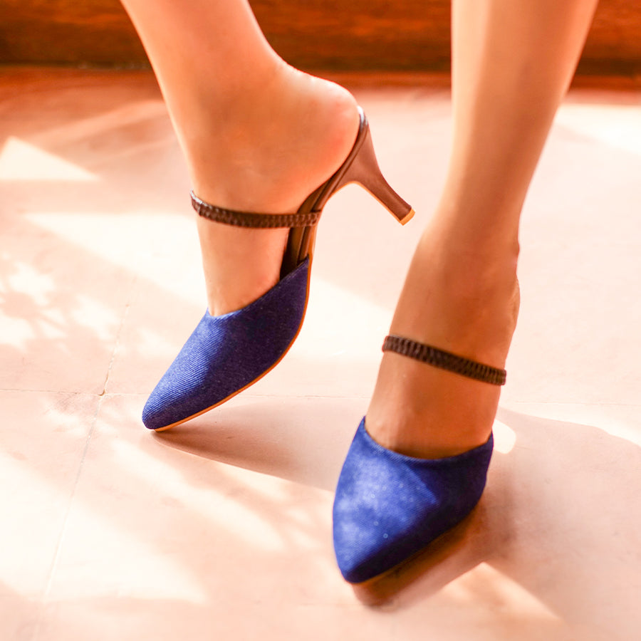 Denim Pump