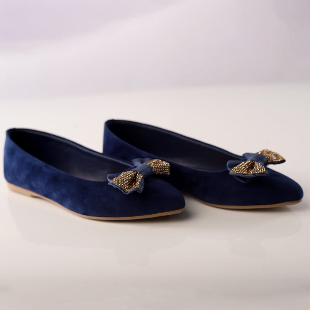 Blue Velvet Moccasin